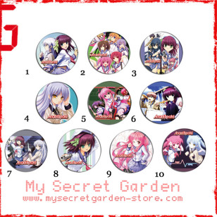Angel Beats ! エンジェルビーツ/ Kanade Tachibana Anime Pinback Button Badge Set 1a,1b or 1c ( or Hair Ties / 4.4 cm Badge / Magnet / Keychain Set )